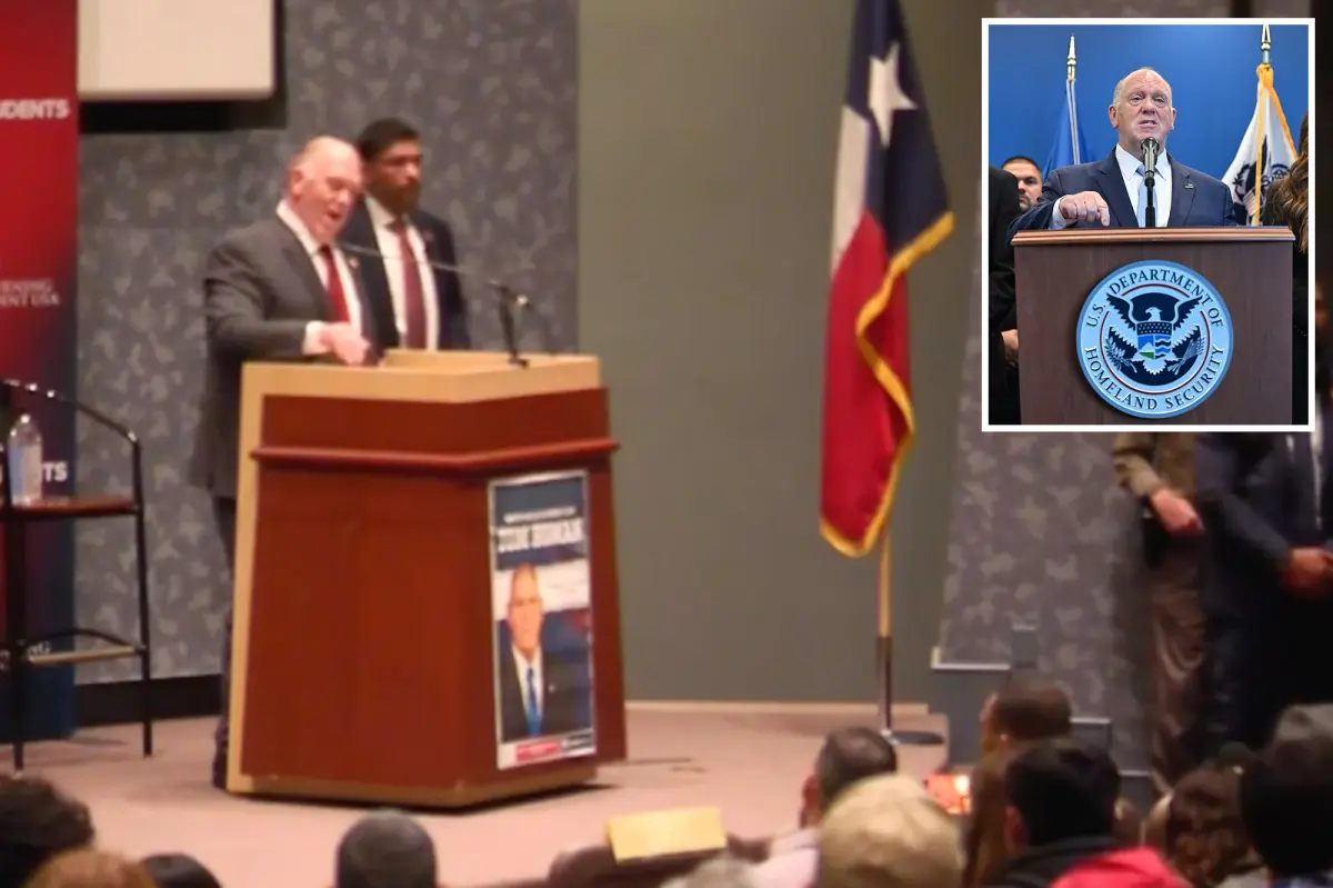 Tom Homan reacted strongly after being labeled a racist by a heckler at a TPUSA event at UTEP.