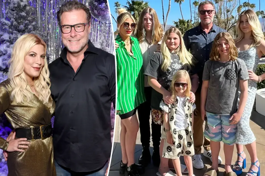 Tori Spelling shares her thoughts on co-parenting with Dean McDermott.