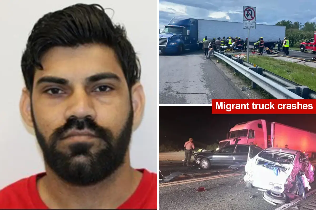 Truck driver accused of causing the death of newlyweds in tragic accident is undocumented immigrant.