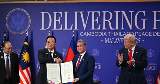 Trump Declares Thailand and Cambodia Have Agreed to Stop All Gunfire