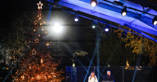 Trump References John 1:4 at National Christmas Tree Lighting
