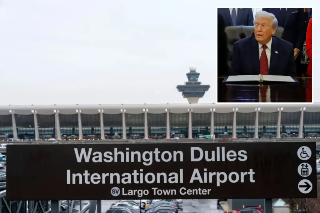 Trump aims to transform Dulles airport into something truly impressive.