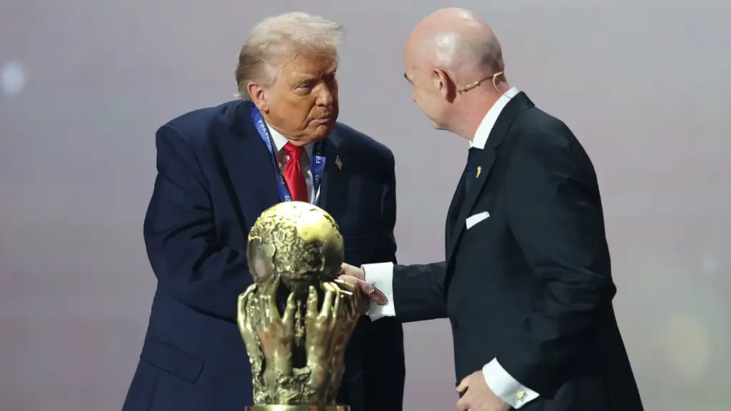 Trump awarded FIFA Peace Prize during World Cup draw