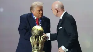 Trump awarded FIFA Peace Prize during World Cup draw
