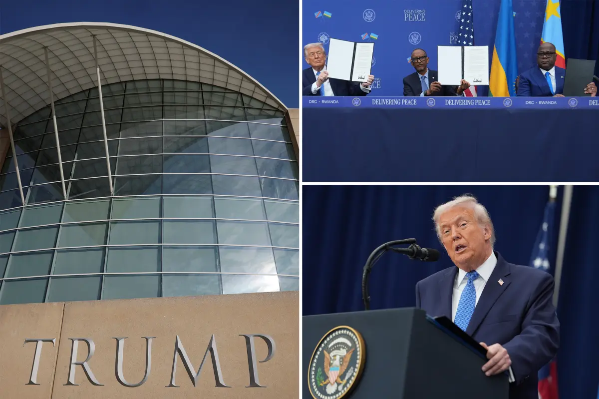 Trump claims leaders of Rwanda and Congo will be 'embracing' as they finalize peace agreement