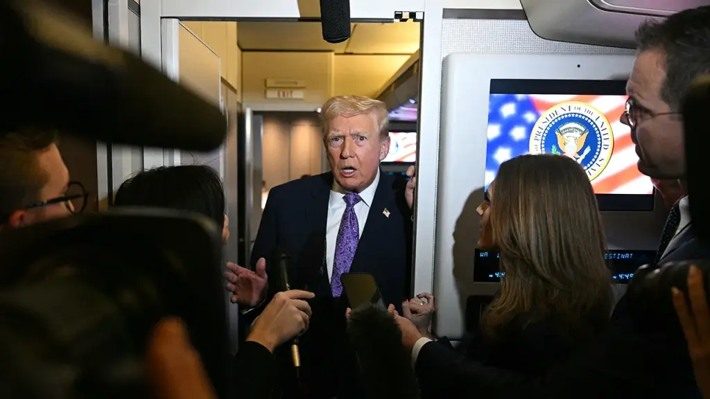 Trump criticizes CBS reporter regarding MRI inquiries on Air Force One