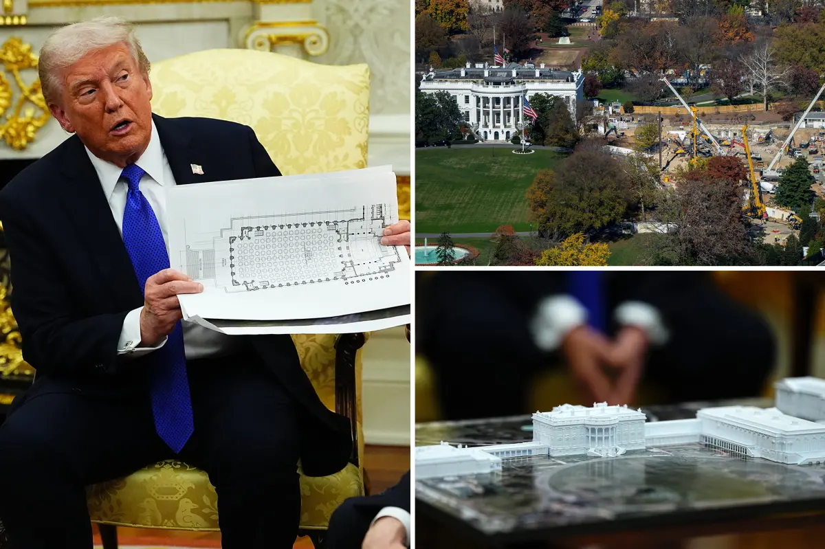 Trump criticizes 'unpleasant' Kaitlan Collins and praises 'lovely' White House ballroom