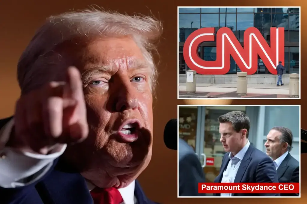 Trump expresses desire for a new owner for CNN in any potential sale of Warner Bros. Discovery