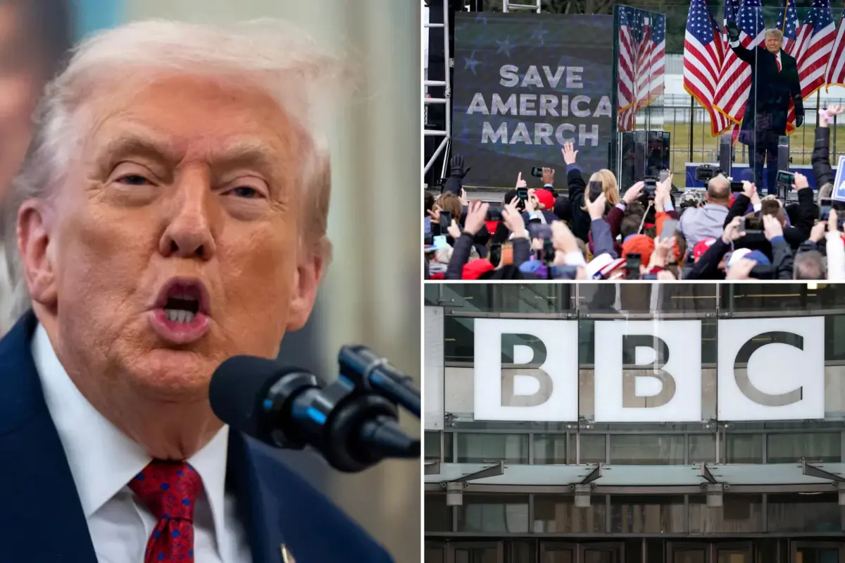 Trump files a staggering $10 billion lawsuit against the BBC for supposed defamatory editing of his January 6 speech.