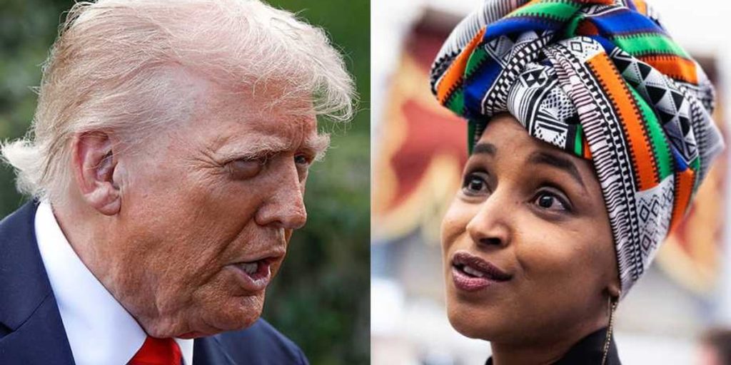 Trump speaks out again on Ilhan Omar — argues she should be removed from our country.