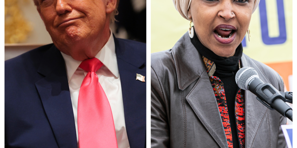 Trump tells 'rubbish' Somalians like Ilhan Omar to 'return to their roots'