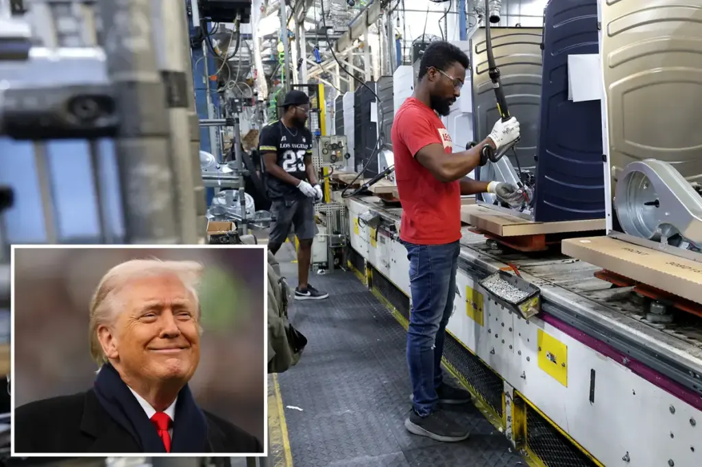 Trump vows a tariff-driven 'golden age' for manufacturing within six months to a year.