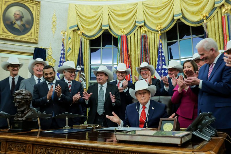 Trump's White House recognizes the 1980 hockey team known as 'Miracle On Ice' with congressional medals in a ceremony at the Oval Office.