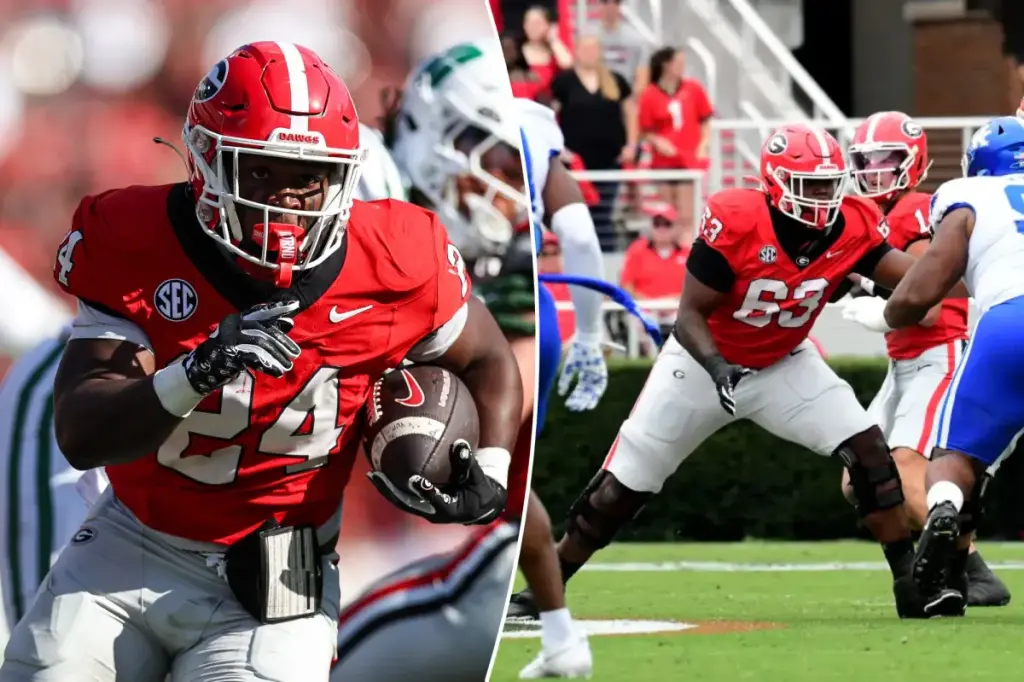 Two Georgia football players, including a standout freshman, taken into custody weeks ahead of CFP matchup.
