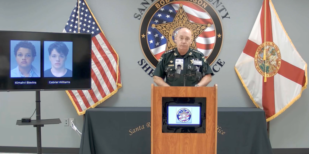 Two boys, aged 14 and 16, taken into custody for the violent murder of a 14-year-old girl, according to police in Florida.