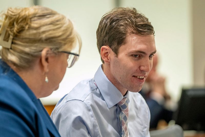 Tyler Robinson, accused of attempting to kill Charlie Kirk, was seen smirking and laughing during his first court appearance.