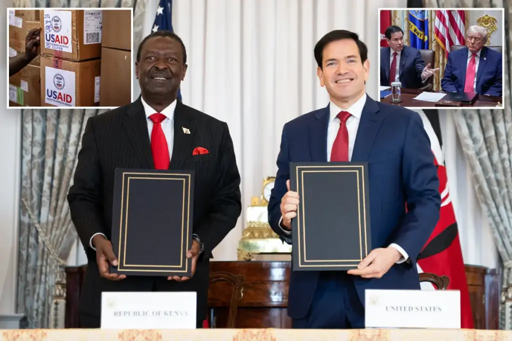 US and Kenya initiate the first of many anticipated global health agreements focused on "America First" principles.