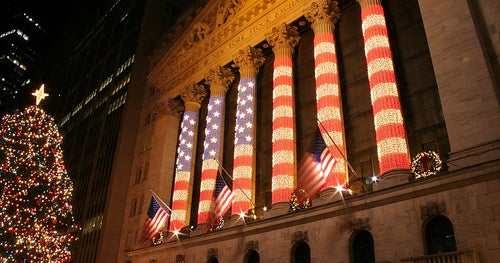 U.S. stocks remain at record levels in calm trading following the Christmas holiday