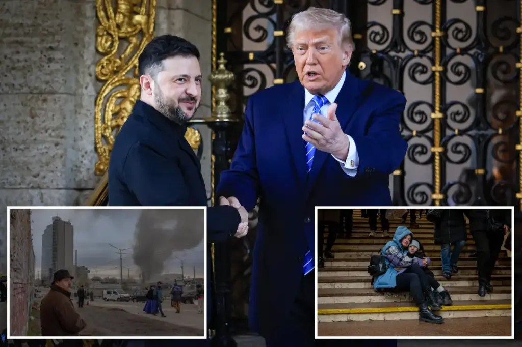 Ukraine hopes Trump's visit could halt fighting and initiate peace.