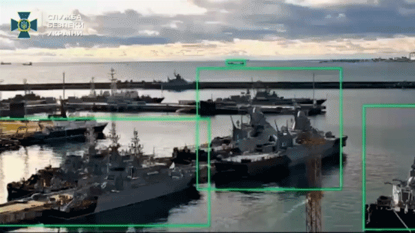 Ukraine strikes Russian submarine using underwater drone in Novorossiysk port