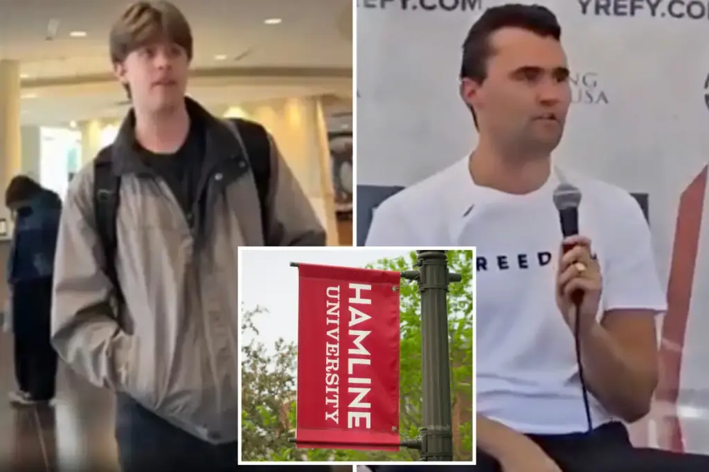 University student claims in a video that he celebrated the assassination of Charlie Kirk
