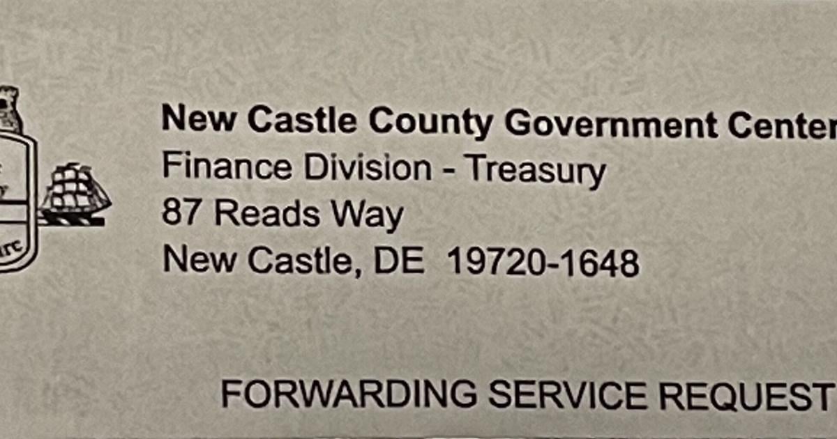 Updated 2025 New Castle County property tax statements are being sent to residences.