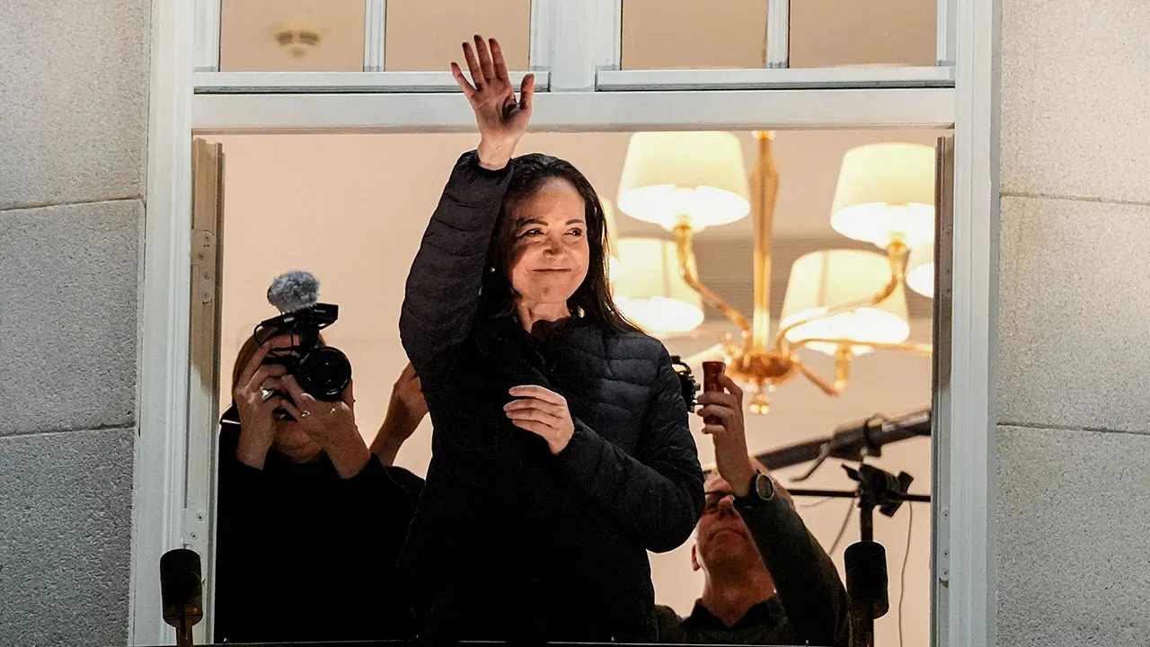 Venezuelan opposition figure María Corina Machado shows up in Oslo