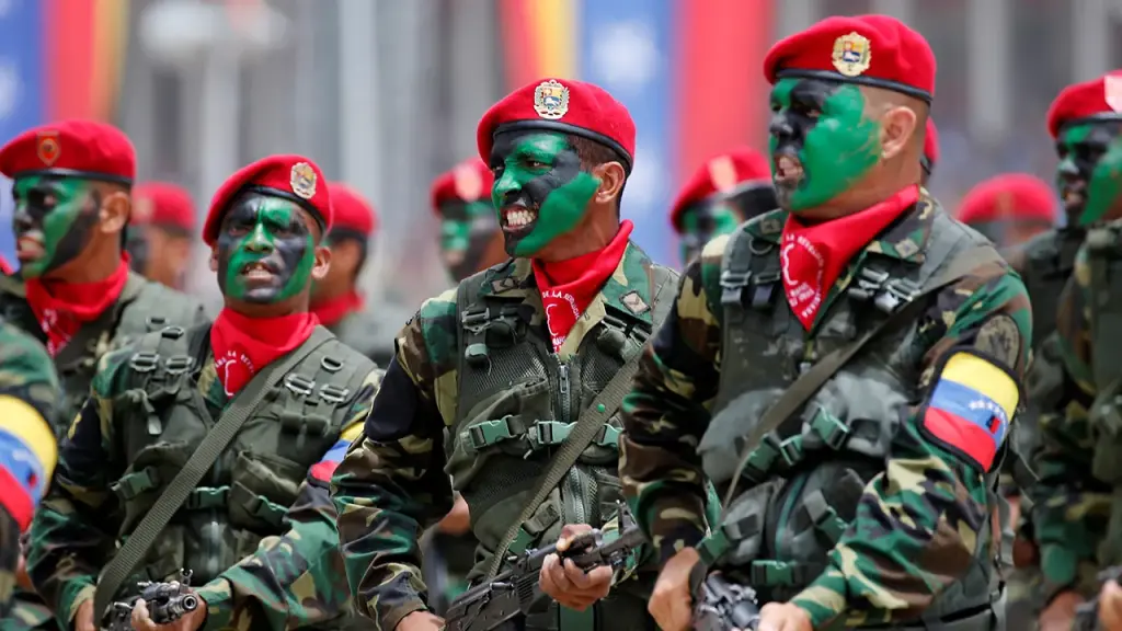 Venezuela's military appears robust on the surface, but analysts argue it is weak underneath.