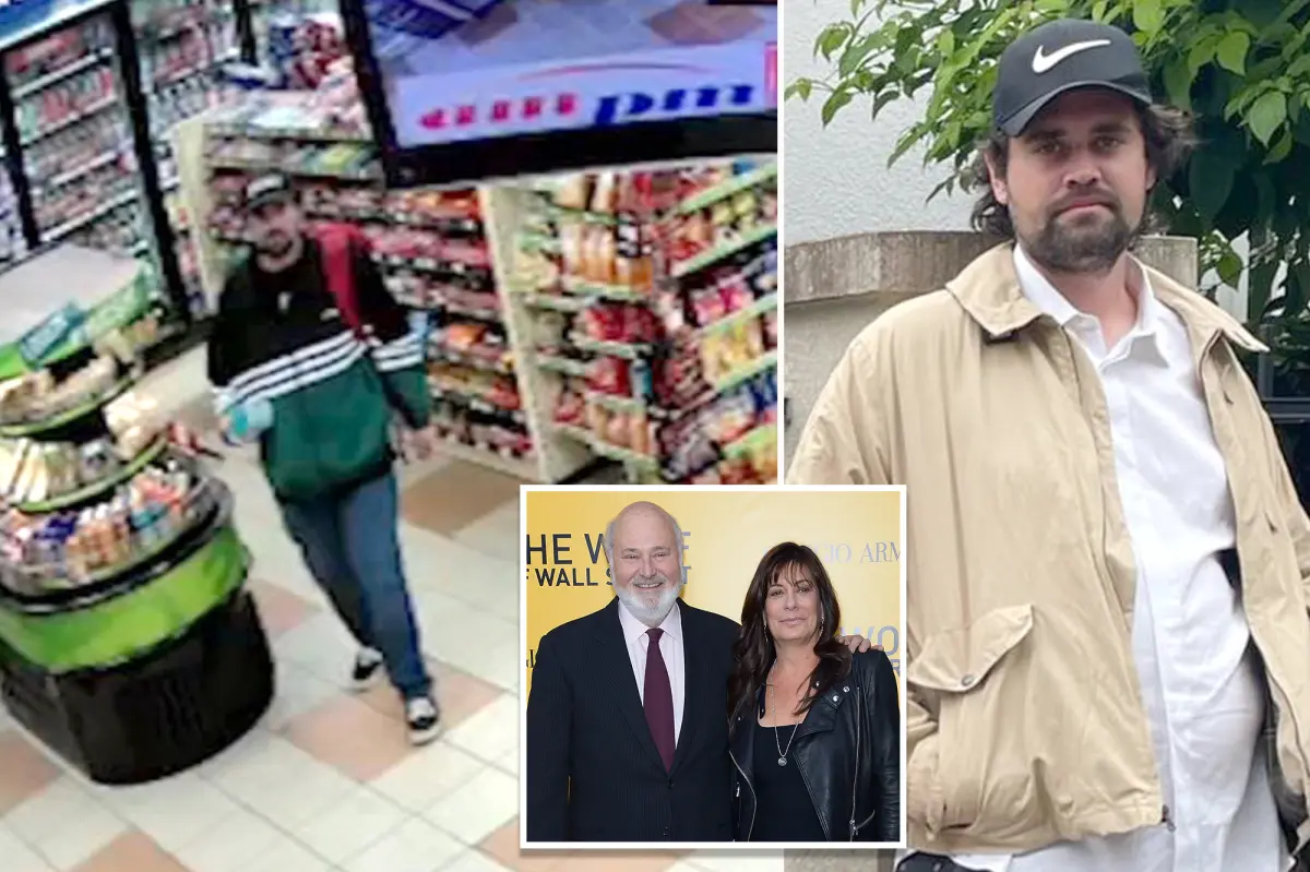 Video reveals Nick Reiner casually purchasing a drink at a gas station just before being arrested for his parents' murders.