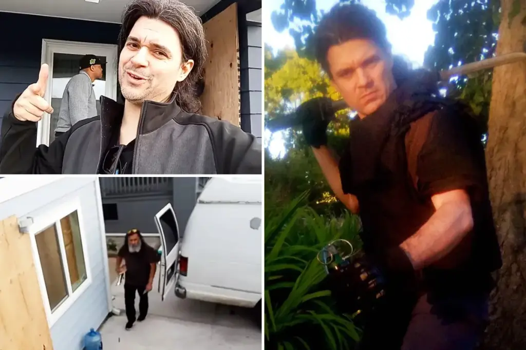 Vigilante with a sword provides squatter removal service in San Francisco