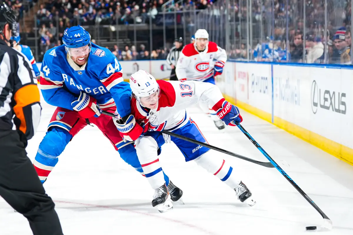 Vladislav Gavrikov flourishing after becoming the Rangers' center