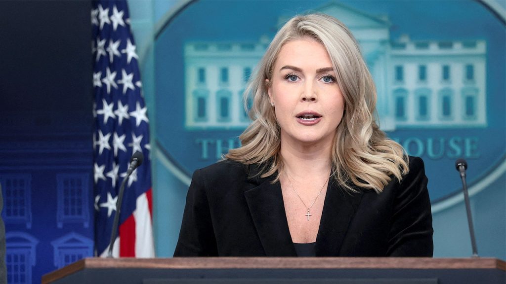 White House press secretary Leavitt has a disagreement with CNN regarding inflation.