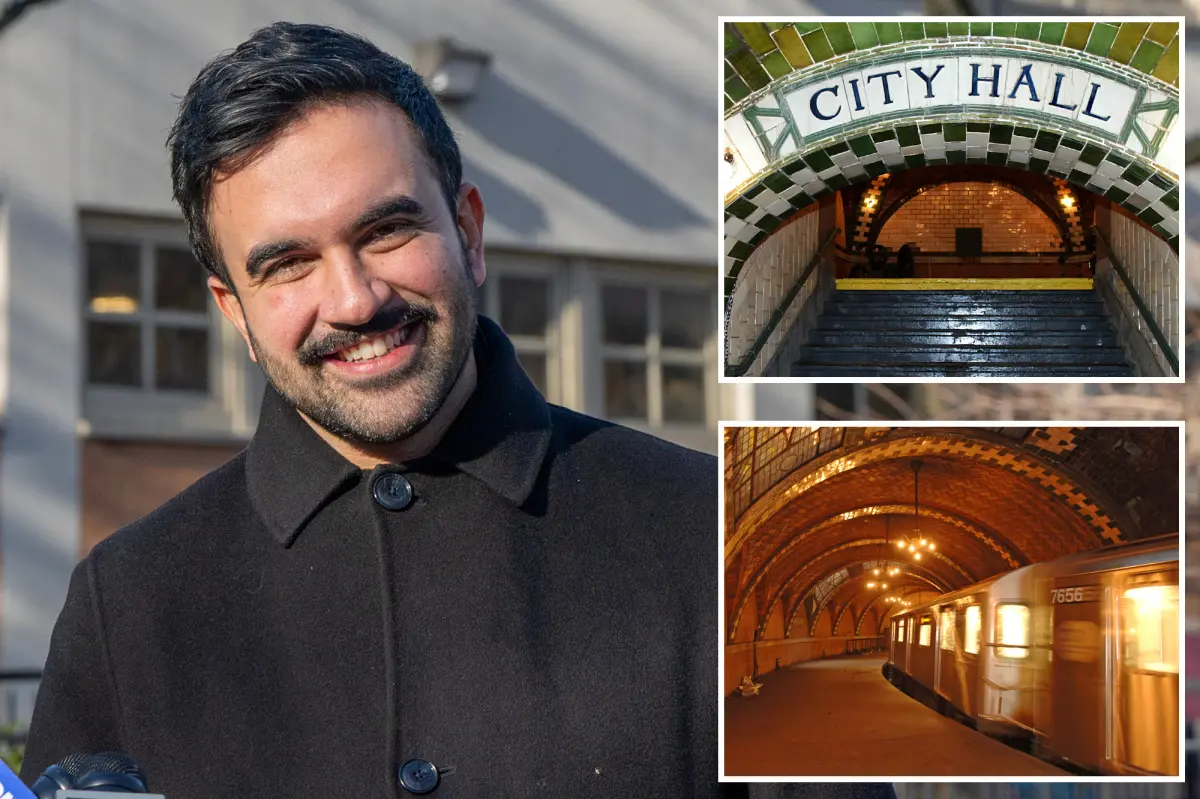 Zohran Mamdani will take the oath of office as NYC mayor at the former City Hall subway station.