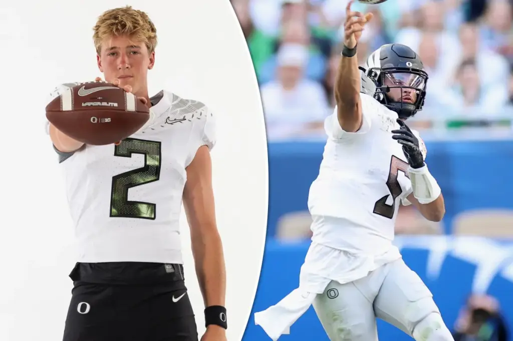 2026 Oregon commit Bryson Beaver to enter transfer portal following Dante Moore's choice