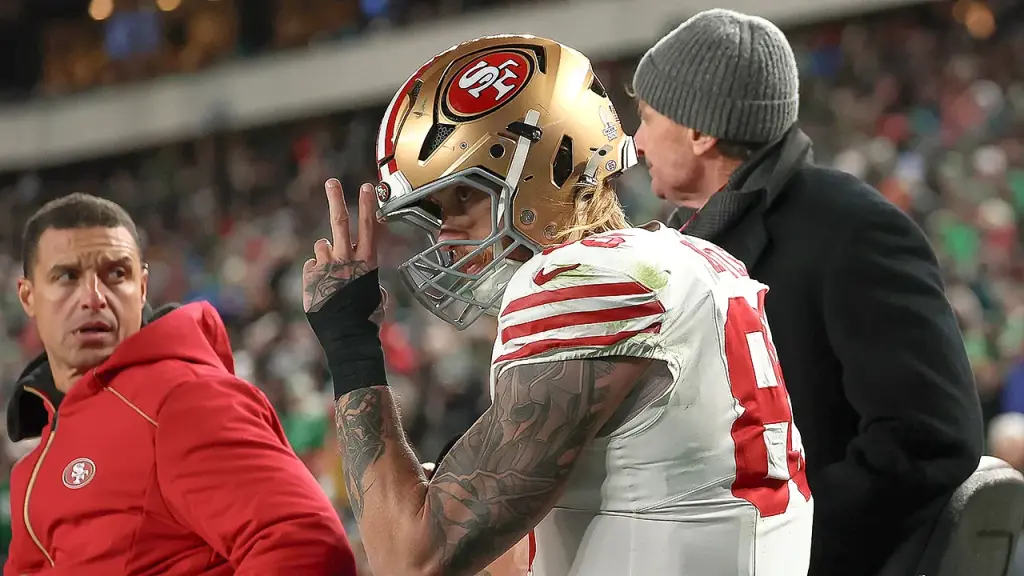 49ers player George Kittle tears Achilles in Wild Card game