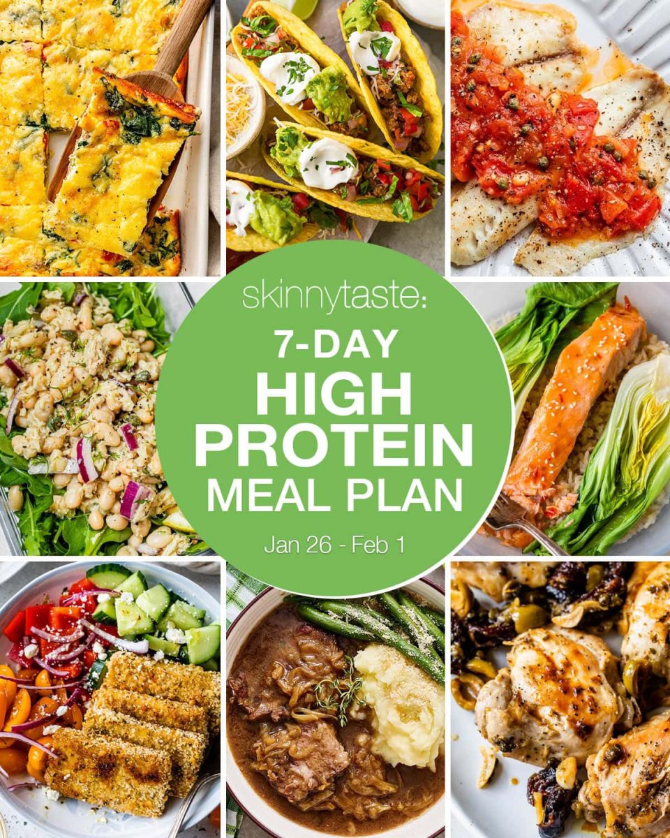 7-Day Meal Plan Rich in Protein and Fiber