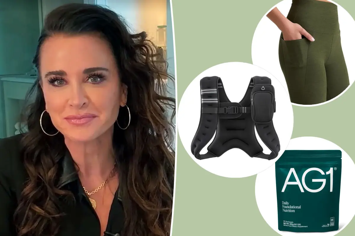 A look at Kyle Richards’ health routine: 'Magical' supplements, leggings, and more
