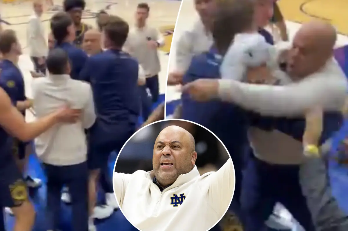 ACC rules on Micah Shrewsberry's effort to challenge a referee at Notre Dame