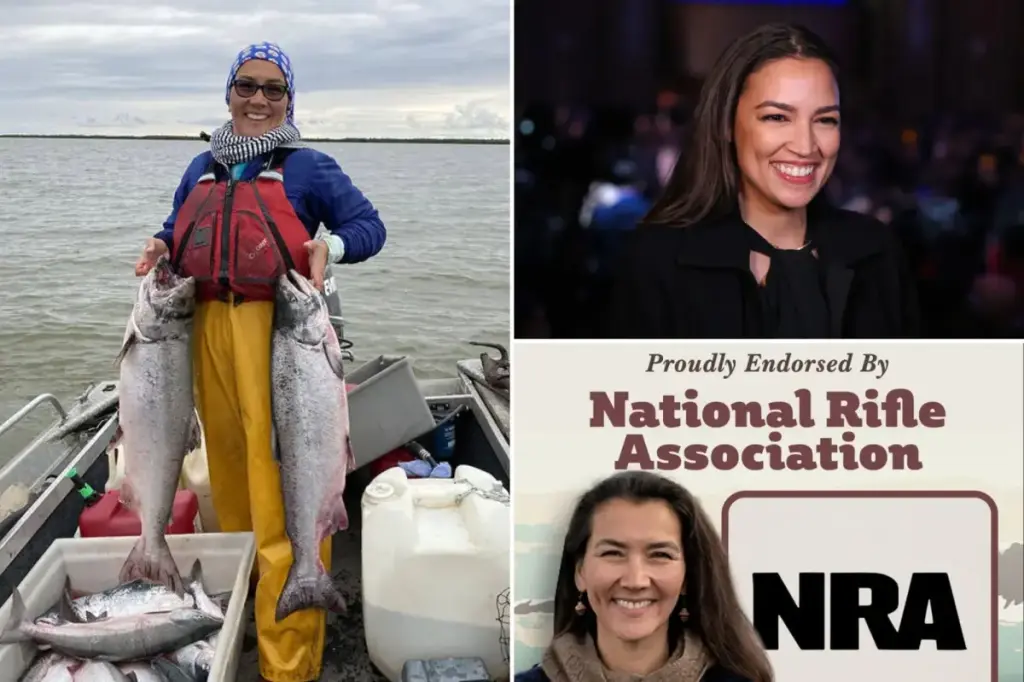 AOC raises funds for Mary Peltola, a moderate Democrat supported by the NRA