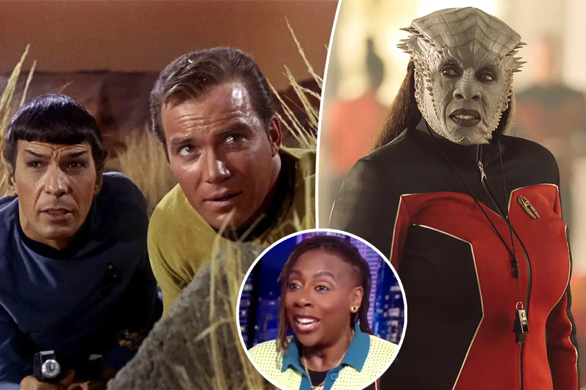 Actress from 'Star Trek' claims the series has always been progressive amid criticism of the new show.