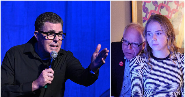 Adam Carolla Says Goodbye to 'Douche' Tim Walz and His 'Idiot' Wife and Daughter: 'F**k Off'
