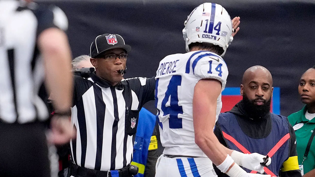 Alec Pierce kicked out for contact with referee, hits 1000 receiving yards