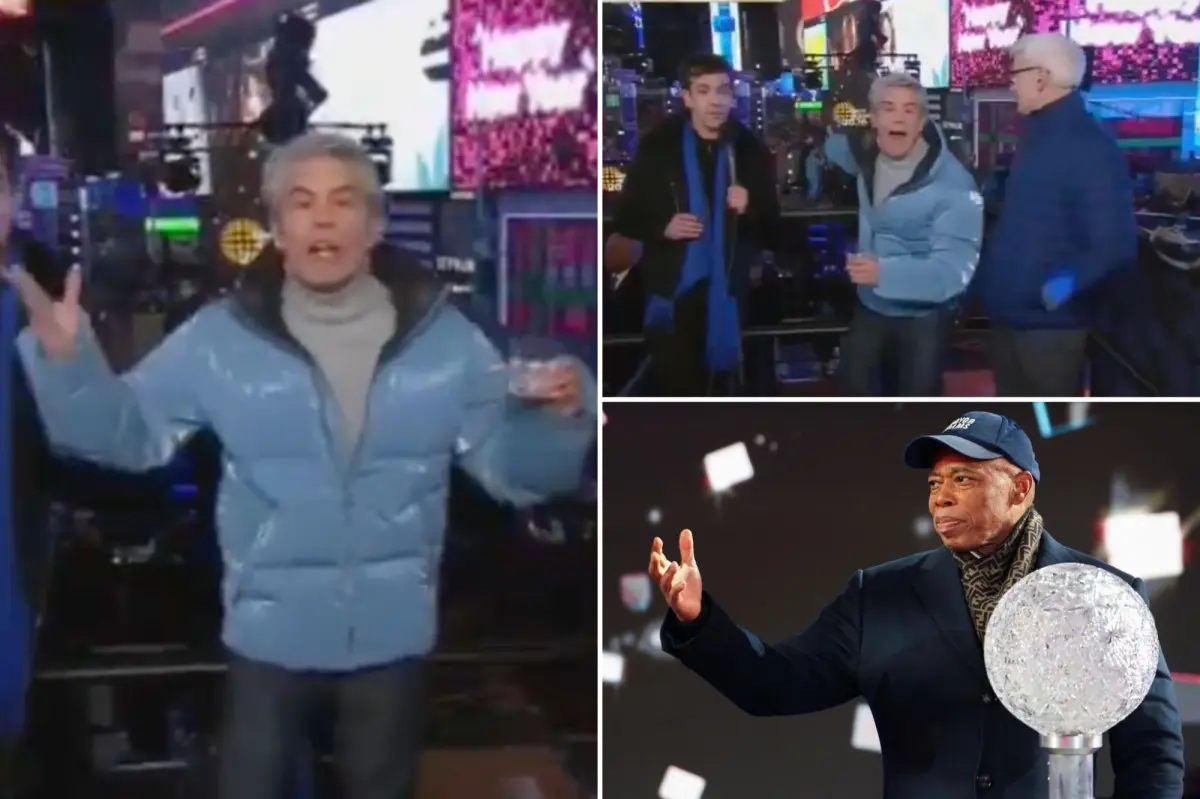Andy Cohen criticizes former NYC Mayor Eric Adams in a passionate outburst after the Times Square ball drop