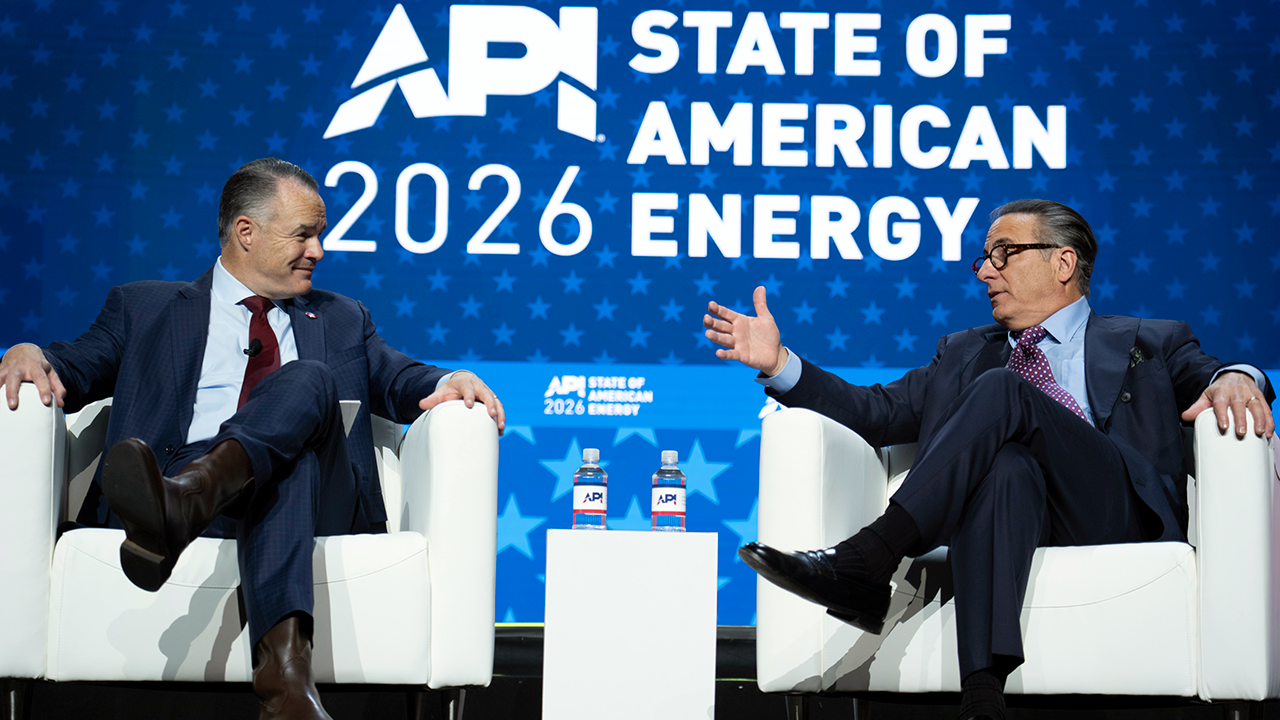 Andy Garcia talks about 'Landman' at the energy conference