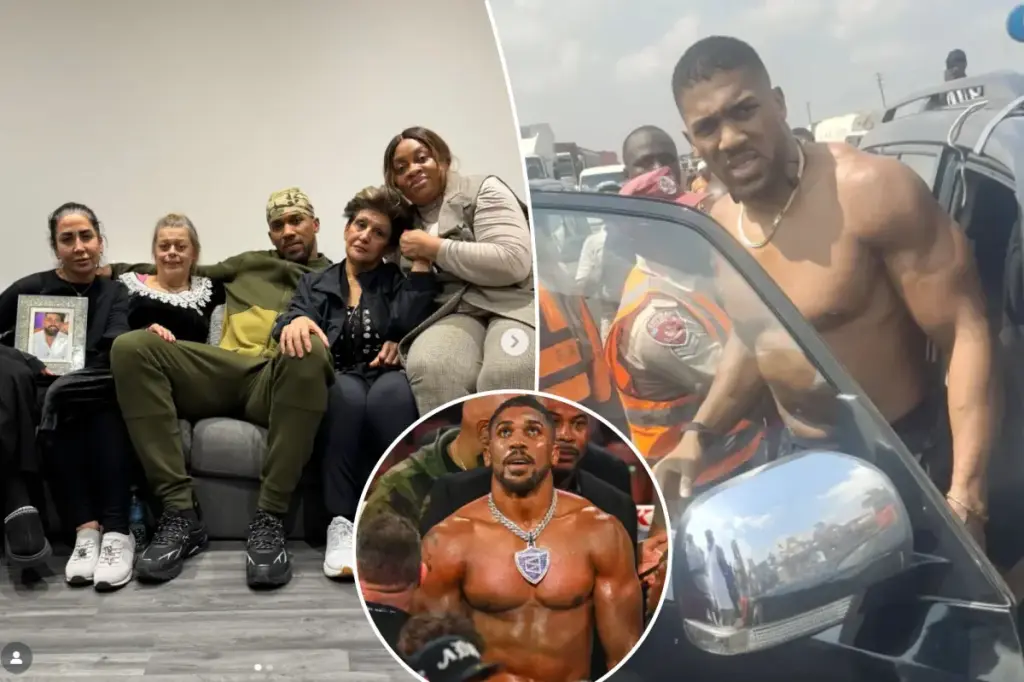 Anthony Joshua speaks out after surviving a deadly car accident