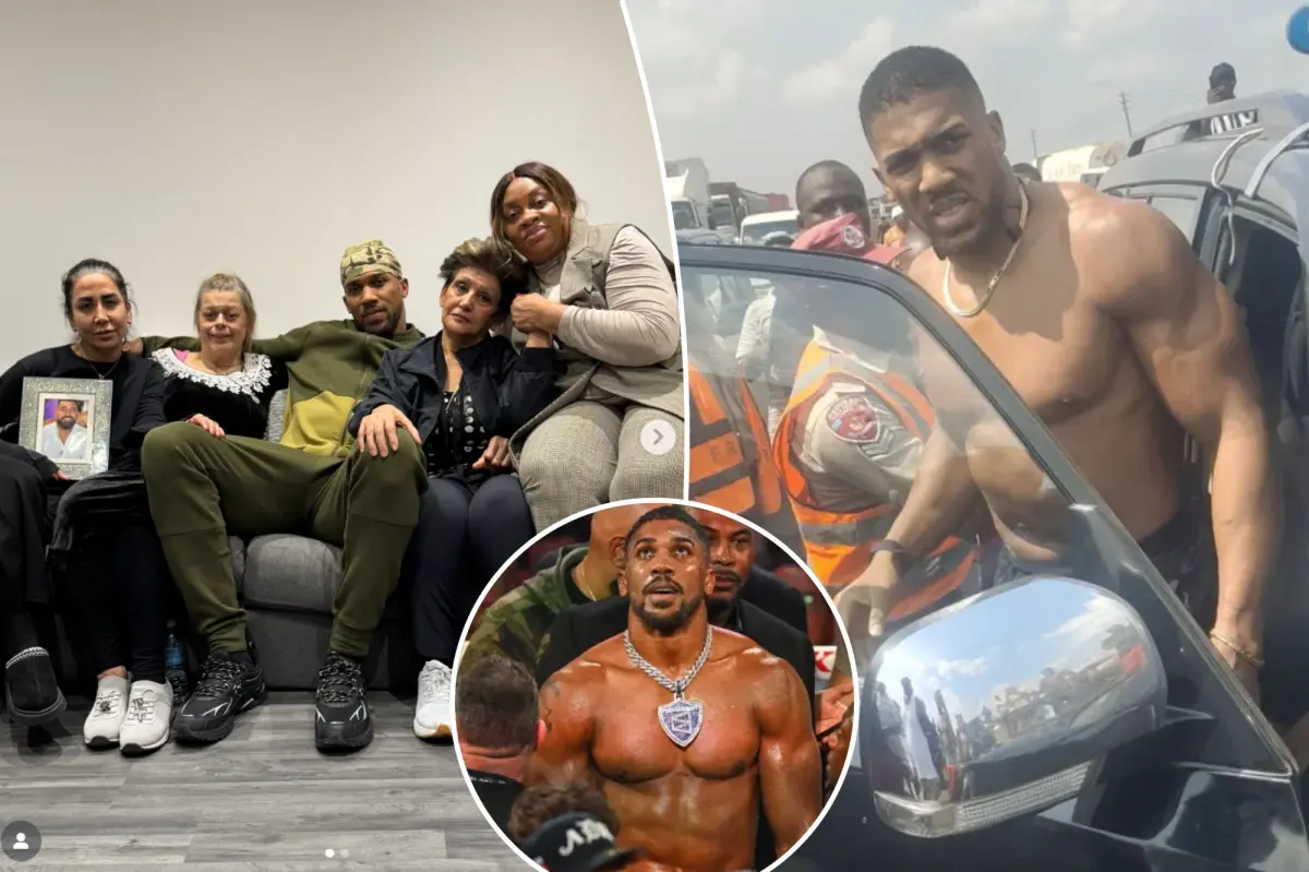 Anthony Joshua speaks out after surviving a deadly car accident
