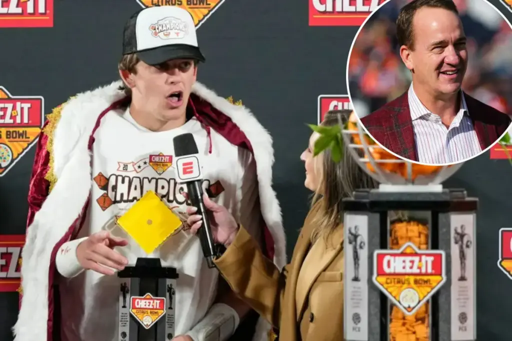 Arch Manning playfully teases uncle Peyton after impressive Citrus Bowl victory