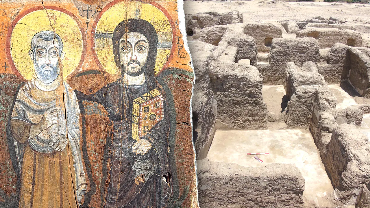 Archaeologists discover an ancient Christian monastery in Egypt's Sohag region.