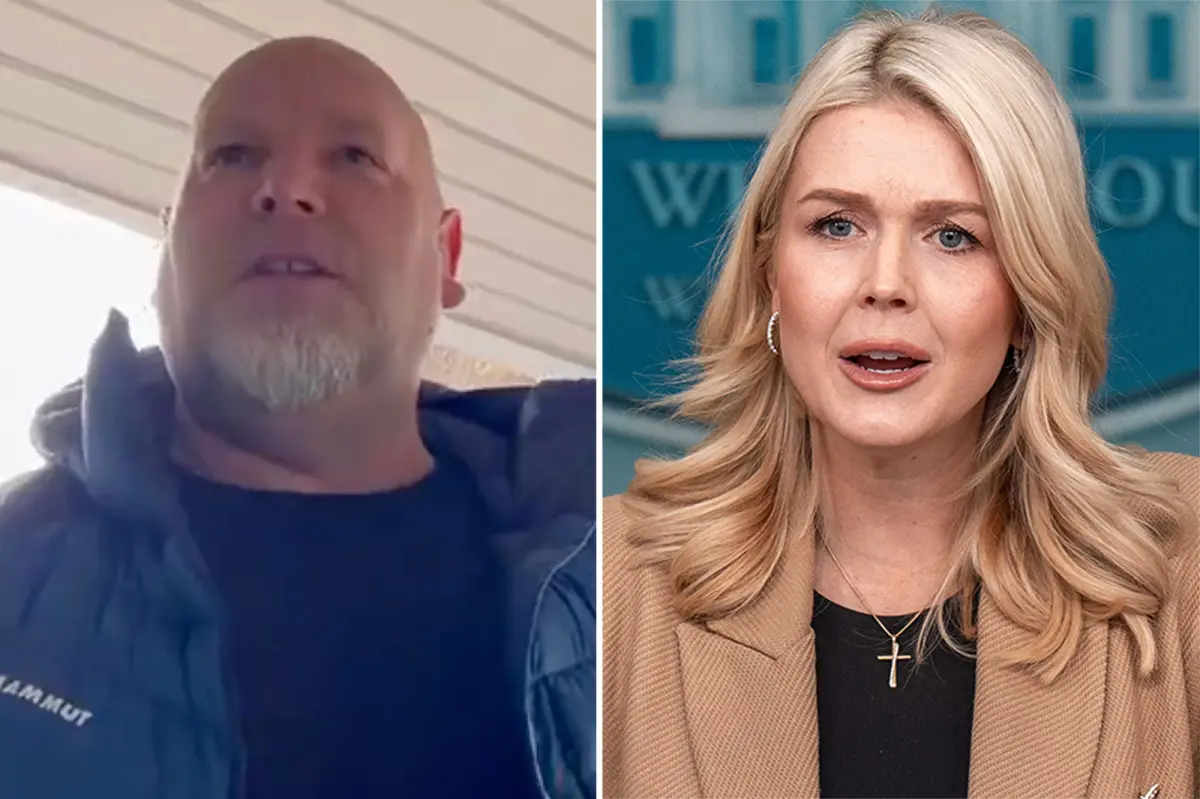 Authorities conduct a security review of the activist who shared a mysterious message threatening Karoline Leavitt.