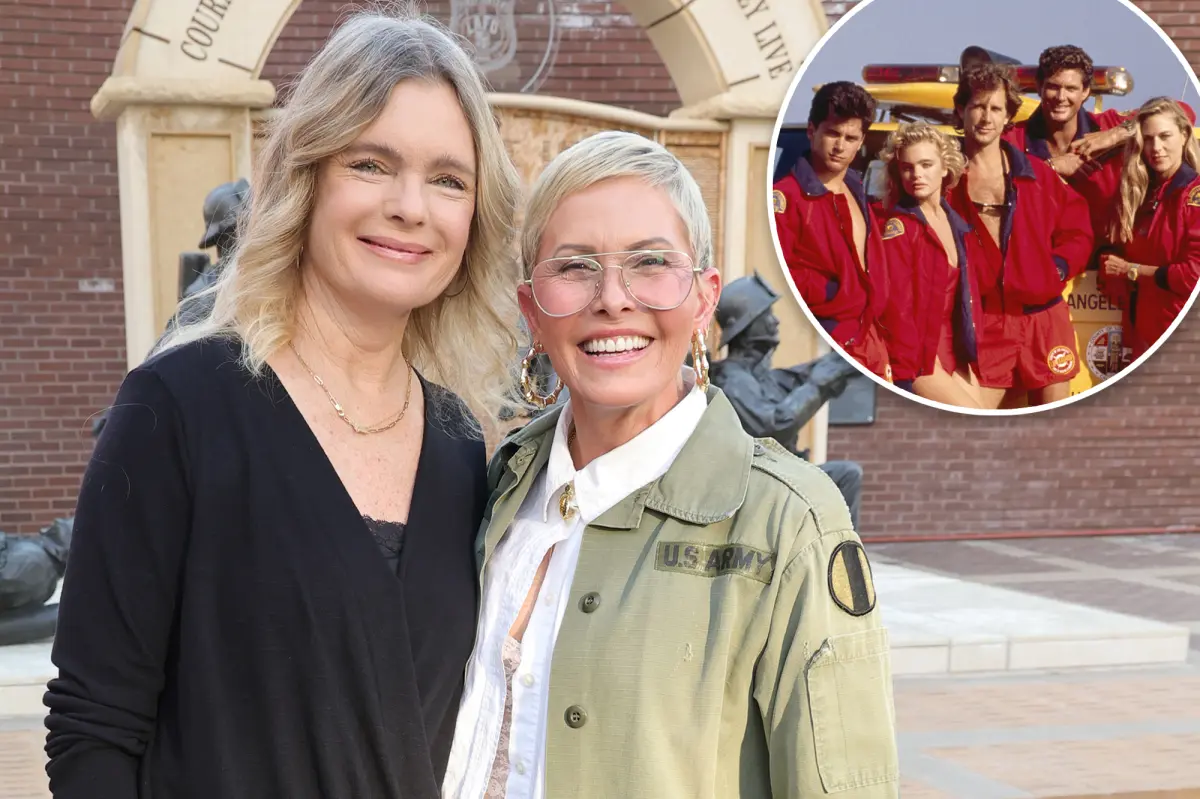 'Baywatch' actresses Nicole Eggert and Erika Eleniak come together years after their popular '90s show